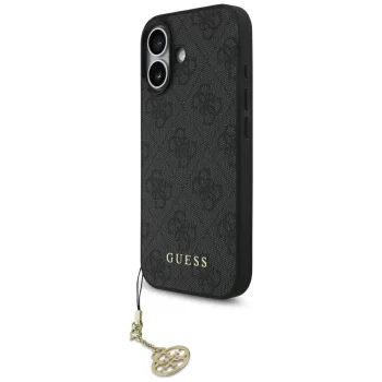 Guess 4G Charms Collection MagSafe Case for iPhone 17, Black