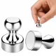 Neodimo magnetai šaldytuvui ir lentai 16x12 mm, 16 vnt., sidabriniai