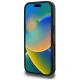 Guess dėklas iPhone 16 Pro Max Grained Roses Big 4G Logo, juodas