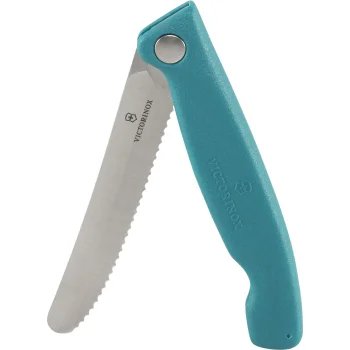 Sulankstomas daržovių peilis Victorinox Swiss Classic 11 cm, žalias