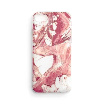 Wozinsky Marble dėklas Samsung Galaxy A03s (166.5), TPU, rausvas