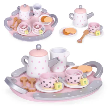 Medinis arbatos servizas vaikams Ecotoys W10D824, 15 dalių