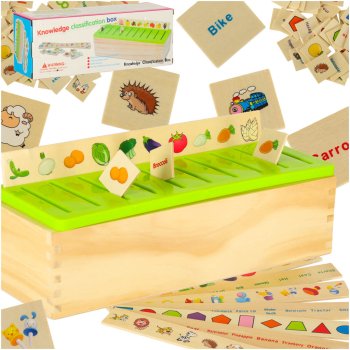 Wooden Sorter and Logic Puzzle for Kids