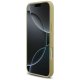 „Guess“ dėklas „iPhone 17 Pro Max“ telefonui „Rhinestone Triangle Logo“, auksinis