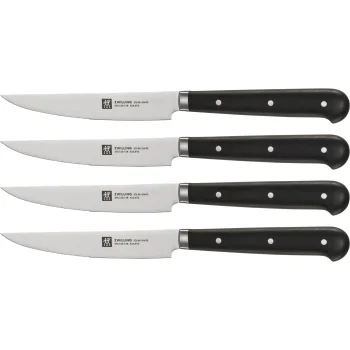 ZWILLING steiko peilių rinkinys, 4 dalių, 12 cm, juodas