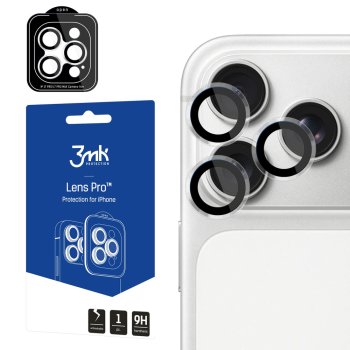 3mk iPhone 17 Pro / 17 Pro Max Camera Lens Glass Lens Protection Pro, Clear