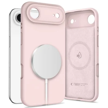 Tech-Protect iPhone 17 Air Case Silicone MagSafe, Pink