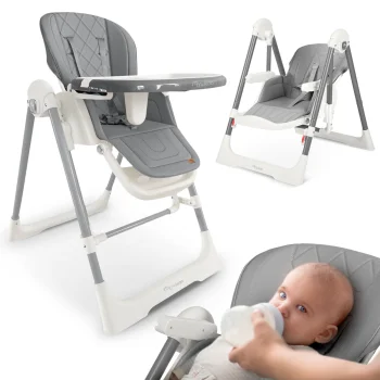 Nukido Elite 3-in-1 Baby High Chair, Grey