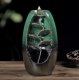 Ruhhy 22655 Ceramic Backflow Incense Burner Waterfall with 55 Cones