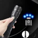 Taktinis žibintuvėlis Wozinsky WLT-15W 15W 1500 lm CREE IP65, juodas