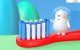 Bitvae K7S Kids Sonic Toothbrush with App and Replacement Heads, Blue