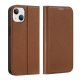Dux Ducis Skin X2 atverčiamasis dėklas iPhone 14 Plus, Rudas