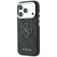 Guess 4G & Big Resin Logo dėklas iPhone 17 Pro Max / 18 Pro Max, juodas