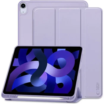 Dėklas Tech-Protect SmartCase Pen iPad Air 10.9 / 11, violetinis