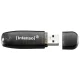 USB atmintinė Intenso Rainbow Line 16 GB USB 2.0, juoda