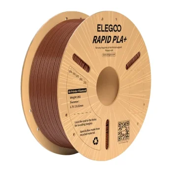 3D spausdinimo siūlas ELEGOO Rapid PLA+ 1.75 mm 1 kg, rudas (50.203.0313)