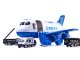 Policijos transporto lėktuvo ir automobilių ųaidimo rinkinys