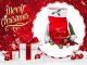 Large Christmas Gift Stocking, 62 cm, Red