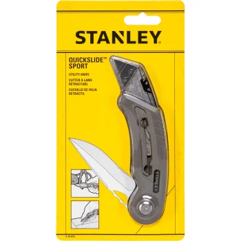 Universalus sportinis peilis Stanley Quickslide II, sidabrinis
