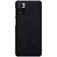 Atverčiamasis dėklas Nillkin Qin Case telefonui Redmi Note 11 Pro+ / Mi 11i HyperCharge, juodas