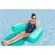 Pripučiamas vandens krėslas Bestway Comfort Plush Pro, 145x120 cm, mėlynas/baltas