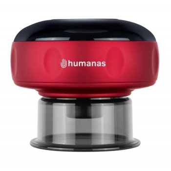 Elektrinis vakuuminis masažuoklis Humanas BB01, raudonas
