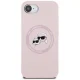 Karl Lagerfeld Silicone Karl&Choupette Heads MagSafe dėklas iPhone 16e, rožinis