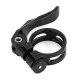 Dviračio balnelio vamzdžio užveržiklis Rockbros 41210092001 su greitveržle, 31.8 mm, juodas