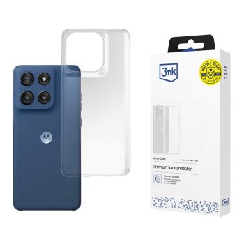 Apsauginis dėklas 3mk Armor Case, skirtas Motorola Moto Edge 60 / 60 Fusion, skaidrus