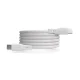 Puro Magnetinis USB-C į USB-C 60W laidas, 1m, baltas
