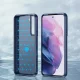 Samsung Galaxy S23 (SM-S911) Carbon Flexible Cover TPU Case, Blue