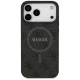 Guess 4G Ring Classic Logo MagSafe dėklas iPhone 17 Pro Max - juodas