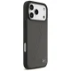 Mercedes Leather Large Laurel Leave MagSafe dėklas telefonui iPhone 17 Pro Max, pilkas