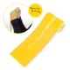 4Fizjo Flat Band reabilitacinė mankštos juosta (1-2 kg, 30 m), geltona