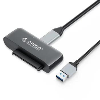 ORICO UTS3-3A 2.5" SATA į USB 3.0 adapteris su 1 m laidu, juodas