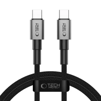 Tech-Protect UltraBoost DNA USB-C laidas PD 100W 5A 100cm, pilkas