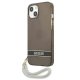 Guess Translucent Strap dėklas Apple iPhone 13 mini, juodas