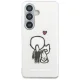 Karl Lagerfeld IML Karl&Choupette MagSafe dėklas Samsung Galaxy S26, skaidrus