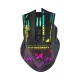 Wozinsky WMGB-3200 belaidė optinė žaidimų pelė su RGB apšvietimu, juoda