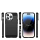 Dėklas „Carbon“ telefonui „iPhone 14 Pro Max“, juodas