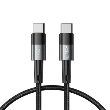 Tech-Protect UltraBoost USB-C / USB-C laidas 60W 3A 0.25m, pilkas