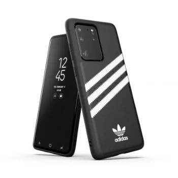 Adidas dėklas „Samsung Galaxy S20 Ultra“, juodas / baltas