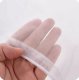 Mesh Laundry Bag for Delicates with Drawstring Closure 24x38 cm, white
