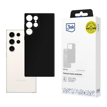 3mk Matt Case for Samsung Galaxy S24 Ultra, Black