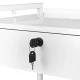 Giovanni 1019A Cosmetic Table with Drawer, White