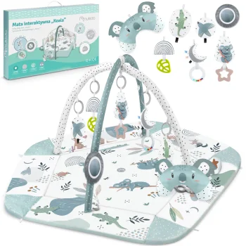 Kids Interactive Educational Mat 136x136cm Koala Nukido