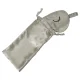 Blackout Sleep Mask with Travel Pouch, Grey