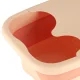 Collapsible Silicone Foot Massage and Wash Basin, 13L, Salmon