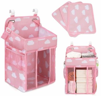Baby Cot Organizer AG637C, Pink