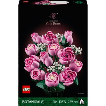 LEGO Botanicals 10374 Rausvų rožių puokštė